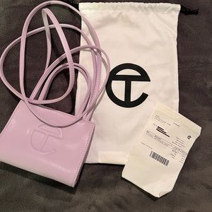 Small Lavender shopping bag- TELFAR